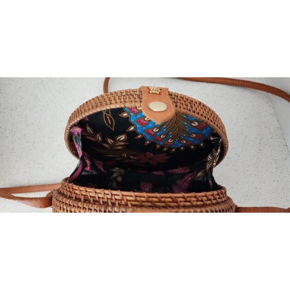 Made In Bali Rattan Crossbody Bag 8